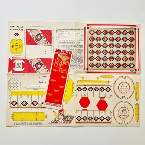 Jac. Jongert - van Nelle - Bouwplaat voor Van Nelle