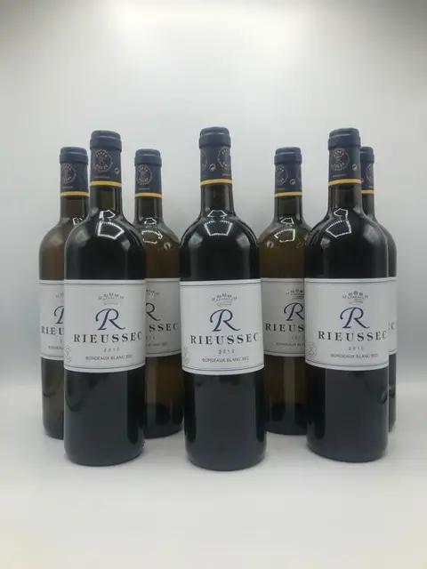 2012 R de Rieusec - Bordeaux - 8 Fles (0,75 liter)
