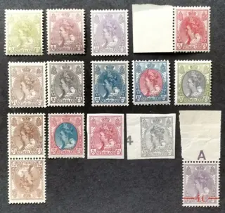 Nederland 1899/1924 - Koningin Wilhelmina 'Bontkraag'