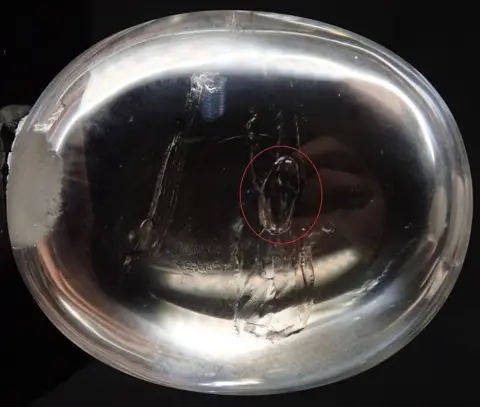 Zeldzame Enhydro-kwarts - Bewegende waterbel Kristal 90,5