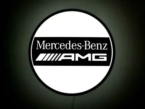 Bord - Mercedes-Benz AMG Illuminated lightbox dimmable with