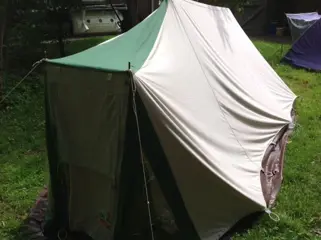 Tent 2 / 3 persoons De Wit, katoenen, Arizona 2