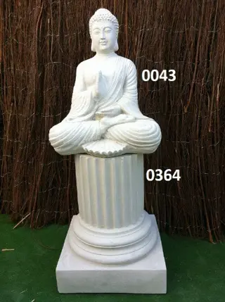 Boeddha met zuil