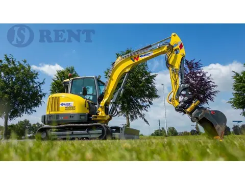 WACKER NEUSON TE HUUR ET65 met draaikantelstuk