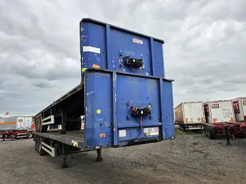 2005 PACTON 3 AXLE FLATBED TRAILER BPW DRUM