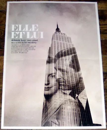 AN AFFAIR TO REMEMBER FRANSE filmposter.