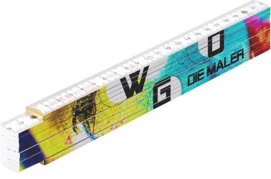 Bedrukte duimstokken voor meetbaar effect