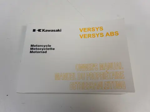INSTRUCTIEBOEKJE Kawasaki VERSYS 650 2010 - 2014