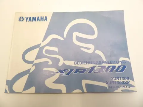 INSTRUCTIEBOEKJE Yamaha XJR 1300 1999 - 2007