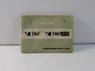 INSTRUCTIEBOEKJE Moto Guzzi V35 V50 V65 1970 - 2011