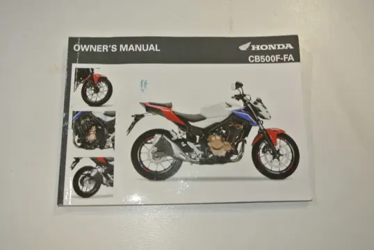 INSTRUCTIEBOEKJE Honda CB 1000 R 2008 - 2016