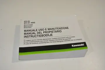 INSTRUCTIEBOEKJE Kawasaki ER 6 2012 - 2015
