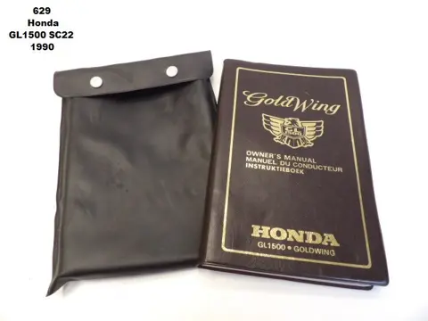 INSTRUCTIEBOEKJE Honda Goldwing GL 1988 - 2001