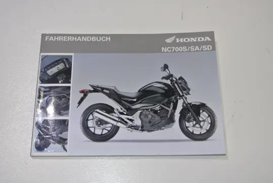 INSTRUCTIEBOEKJE Honda NC 700 S 2012 - 2015