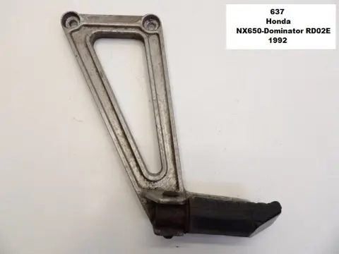 DUO VOETSTEUN LINKS Honda NX 650 Dominator 1988 - 2000