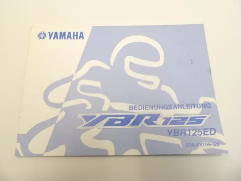 INSTRUCTIEBOEKJE Yamaha YBR 125 2008 - 2011