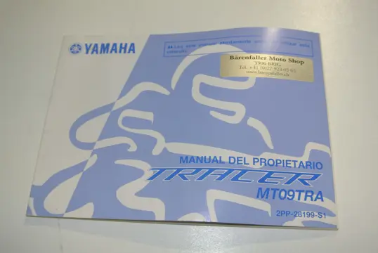 INSTRUCTIEBOEKJE Yamaha MT 09 Tracer 2015 - 2017