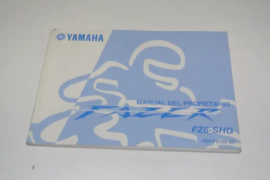 INSTRUCTIEBOEKJE Yamaha FZ6 2008 - 2009