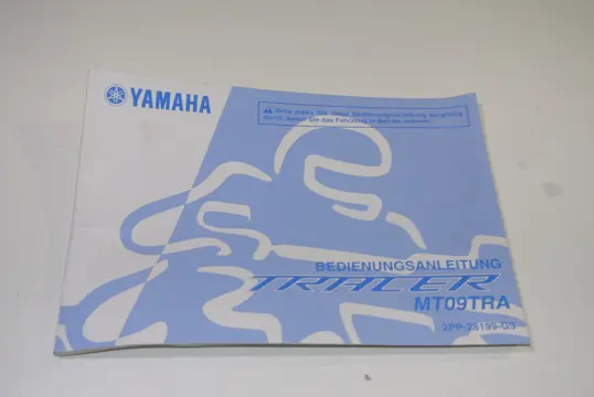 INSTRUCTIEBOEKJE Yamaha MT 09 Tracer 2015 - 2017