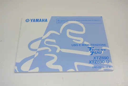 INSTRUCTIEBOEKJE Yamaha Tenere 700 2019 - 2020
