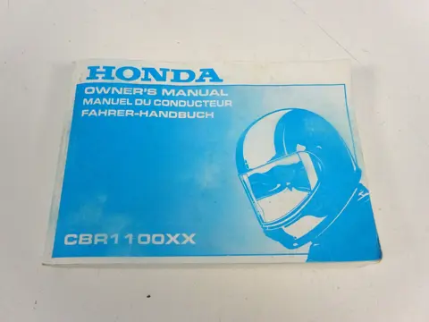INSTRUCTIEBOEKJE Honda CBR 1100 XX 1999 - 2006
