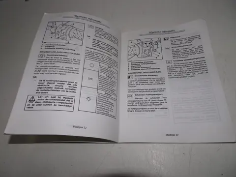 INSTRUCTIEBOEKJE Triumph Tiger 900 1999 - 2000