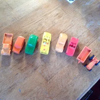 Auto's diverse - retro - plastic