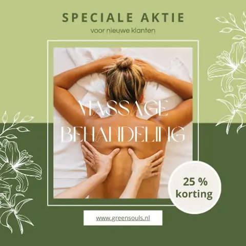 Massages bij Praktijk Green Souls