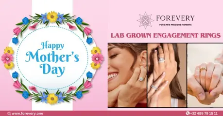 Lab Grown Halo Engagement Rings at Forevery