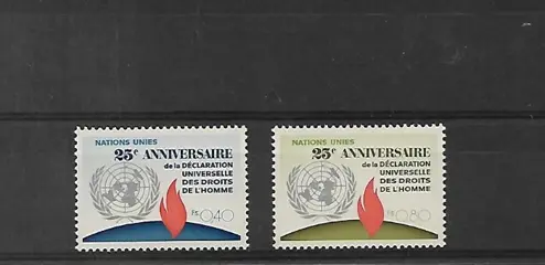 UNO-Geneve Michel nr. 35-36 Postfris