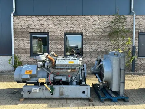 MAN D 2858 MT AvK 250 kVA Noodstroom generatorset ex Emergency