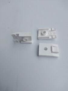 WEPRO Plafondsteun wit met kap 8 stuks