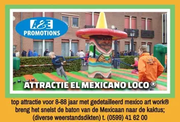 Mexico aankleding verhuur mexicano loco spel xl