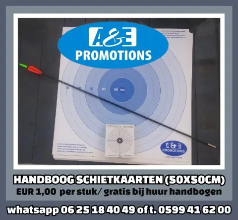 Verkoop schietkaarten windbuks groningen assen