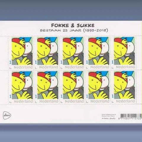 25 jaar Fokke en Sukke (zelfklevend) (2018)