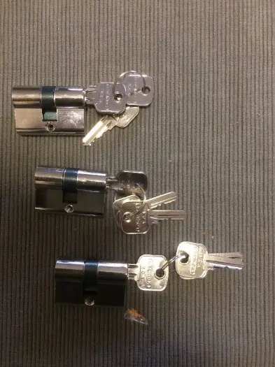 Deurslot, nieuwe korte profielcilinder 22 /22mm