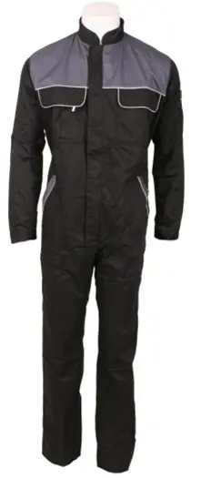 Nieuw: rally overall zwart/grijs maat 42 tem 58