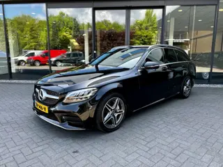 MERCEDES-BENZ C-KLASSE 180 Facelift AMG,Half Leer,Digi Dash,Navi,Clima,360 cam,Cruise,S