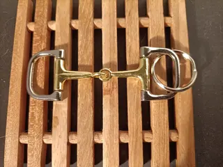 Sleutelhanger hand gemaakt - RVS staal - paarden-bit