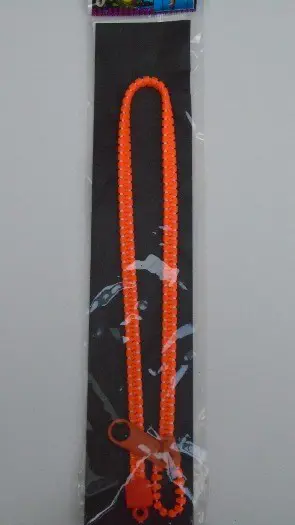 KETTING IN RITSVORM ORANJE NIEUW