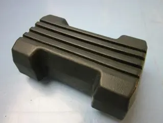 Used afdekkap stuurplaat zwart plastic