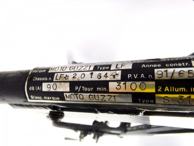 Used frame nevada 750 club mv-22-sy papi