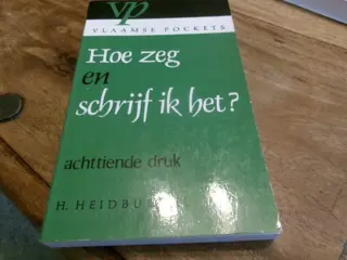 Vlaamse pockets : H heidbuchel : Hoe zeg en schrijf ik het ?