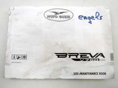 Used gebruik+onderhoud boek breva750 eng