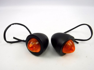 Used knipperlichtset m8 metaal zwart