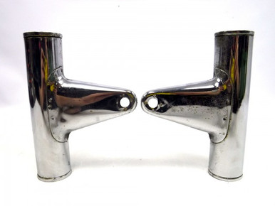 Used koplampoorset california 2 chroom S