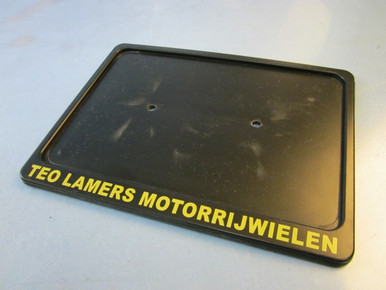 Used nummerplaathouder teo lamers "old"