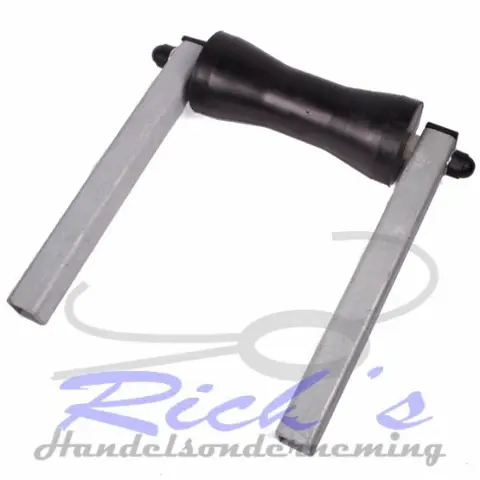 Kielrol 200 mm verstelbaar 30x30x300mm voor boottrailer