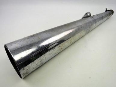 Used uitlaat rechts v65 custom chroom