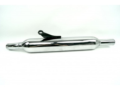 Used uitlaat T100 Carb Cat chrome links